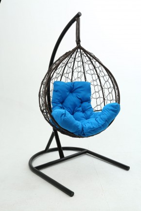 Подвесное кресло Бароло (коричневый/синий) в Покачах - pokachi.mebel-74.com | фото
