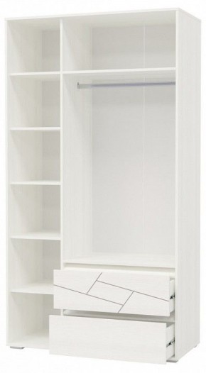 Шкаф 3-х дверный с ящиками АДЕЛИНА (4-4832рам.б) в Покачах - pokachi.mebel-74.com | фото