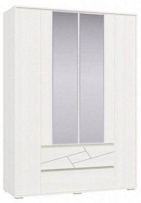 Шкаф 4-х дверный с ящиками АДЕЛИНА (4-4833рам.б) в Покачах - pokachi.mebel-74.com | фото