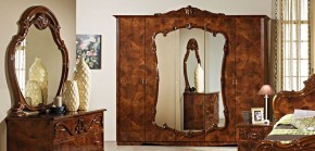 Шкаф 5-и дверный с зеркалами (20.145) Тициана (орех) в Покачах - pokachi.mebel-74.com | фото