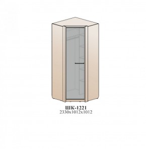 Шкаф ЛУНА (ШК-1221 фасад-комбинированный) Венге/жемчуг в Покачах - pokachi.mebel-74.com | фото