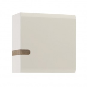 Шкаф навесной 1D/TYP 65, LINATE ,цвет белый/сонома трюфель в Покачах - pokachi.mebel-74.com | фото
