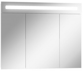 Шкаф-зеркало Аврора 90 с подсветкой LED Домино (DV8011HZ) в Покачах - pokachi.mebel-74.com | фото