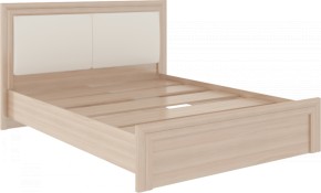 Кровать 1.6 Глэдис М31 с настилом и мягкой частью (ЯШС/Белый) в Покачах - pokachi.mebel-74.com | фото