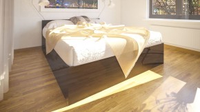 Стандарт Кровать 1600, цвет венге, ШхГхВ 163,5х203,5х70 см., сп.м. 1600х2000 мм., без матраса, основание есть в Покачах - pokachi.mebel-74.com | фото