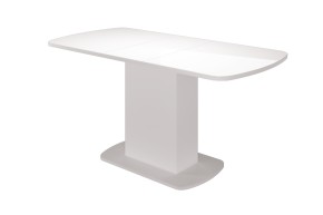 Стол обеденный Соренто 2 раздвижной (Белый) в Покачах - pokachi.mebel-74.com | фото