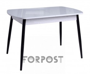 Стол раздвижной со стеклянной столешницей (BLACK, WHITE) в Покачах - pokachi.mebel-74.com | фото