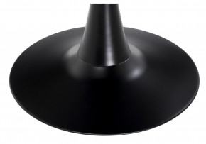 Стол стеклянный Tulip 90x74 black glass в Покачах - pokachi.mebel-74.com | фото