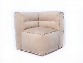 Угловое модульное бескаркасное кресло Комфорт (Карамель велюр) в Покачах - pokachi.mebel-74.com | фото